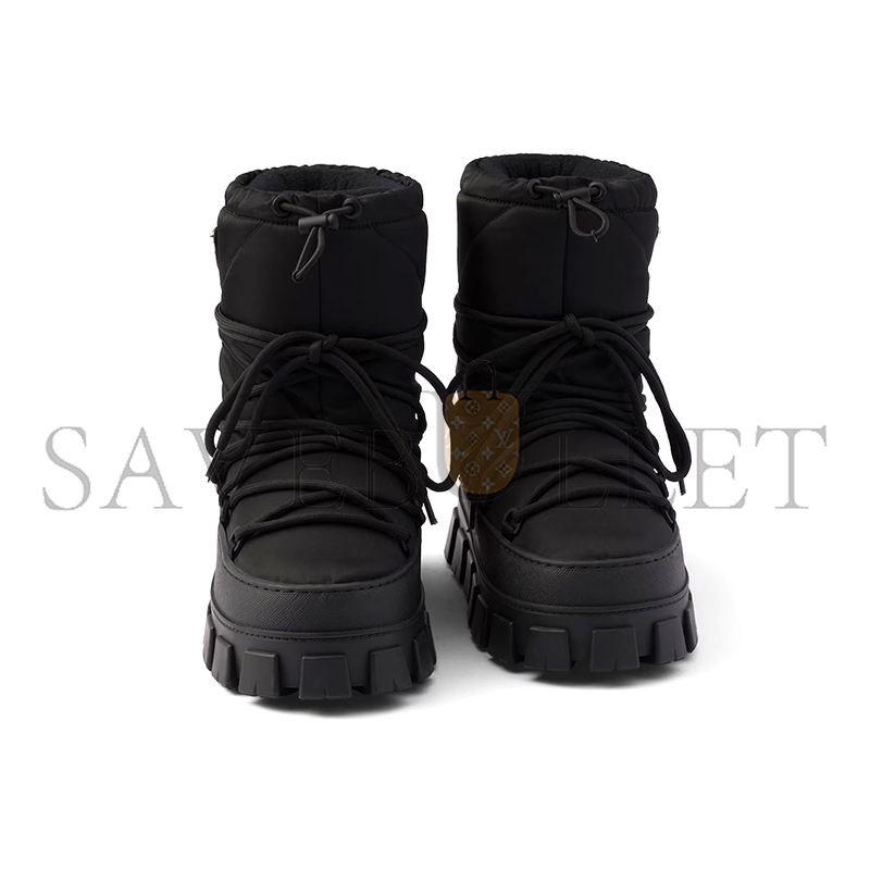 PRADA RE-NYLON GABARDINE APRÈS-SKI BOOTS 1U007N PRADA RE-NYLON GABARDINE APRÈS-SKI BOOTS 1U007N